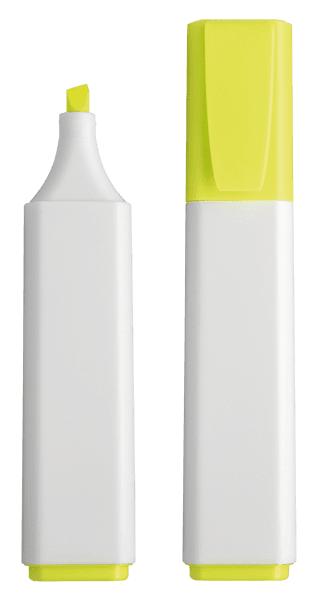 Highlighter 150 in Farbe white/yellow