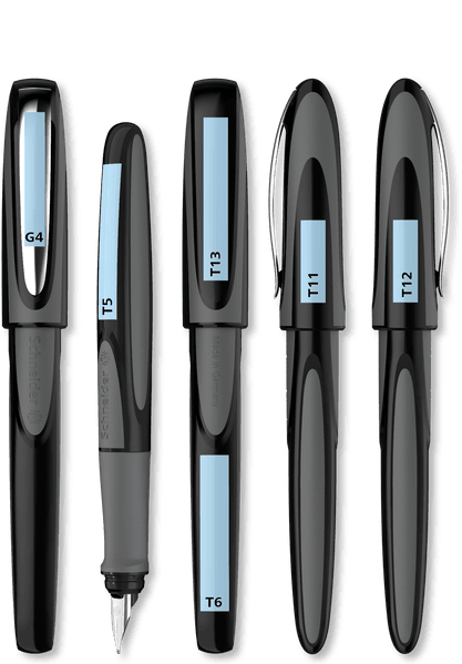 Ray Fountain pen in Farbe white/dark grey