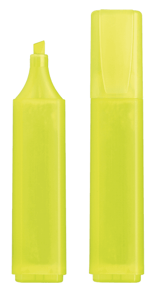 Highlighter 177 in Farbe gelb-transparent